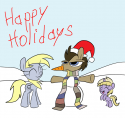 1298100985_-_artist3AWaggonerCartoons_derpy_hooves_dinky_doo_Ditzy_Doo_dr_whooves_snowpony.
