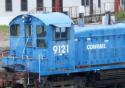 62015_CR_9121_CONRAIL_SWITCH_TRAIN_ENGINE_in_Waycross_Georgia_Locomotive_Specialists_CSXT_Rice_Rail_Yards.