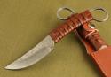 7681Handmade-Damascus-Forged-Hunting-Leather-Handles-Knife-H15.